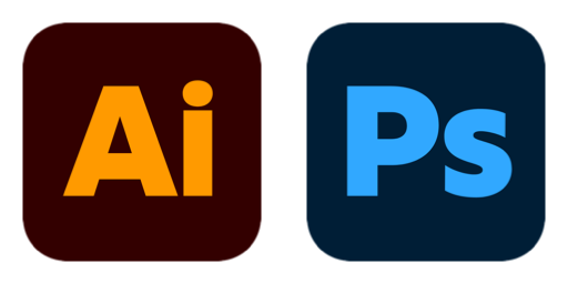 Adobe Illustrator and Photoshop logo